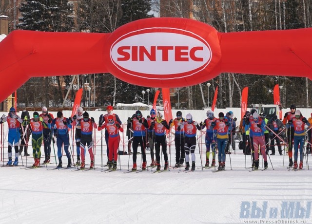 Как прошла самая массовая лыжная гонка в Обнинске на призы компании SINTEC